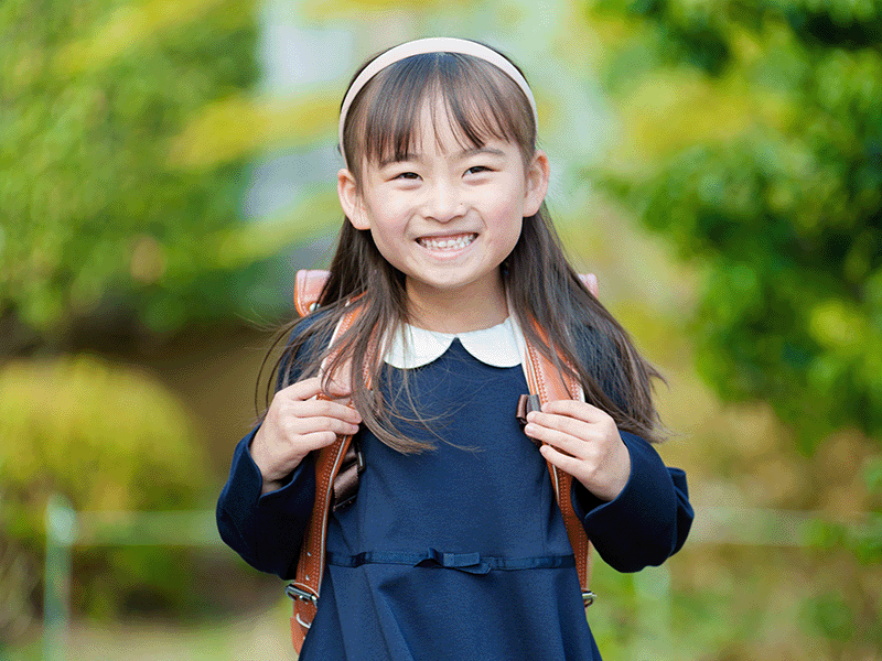 永久歯が生えた子ども